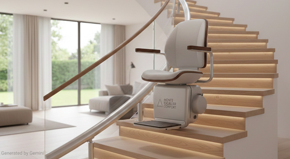 Monte escalier sur-mesure